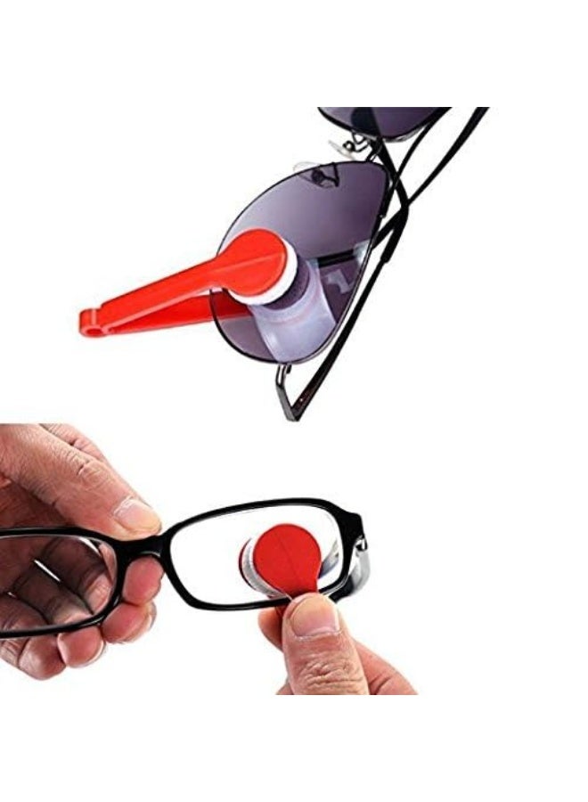 8Pcs Portable Mini Lens Cleaner for Eyeglasses & Sunglasses – Microfiber and Soft Brush – Gentle, Scratch-Free, Reusable Cleaning Tool – Multicolour - Image 2